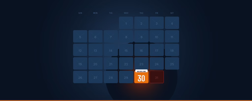 Breach Notification Deadline Calendar