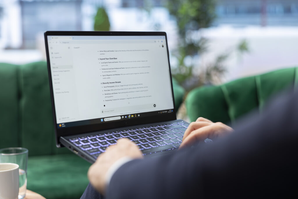 ChatGPT Laptop Usage